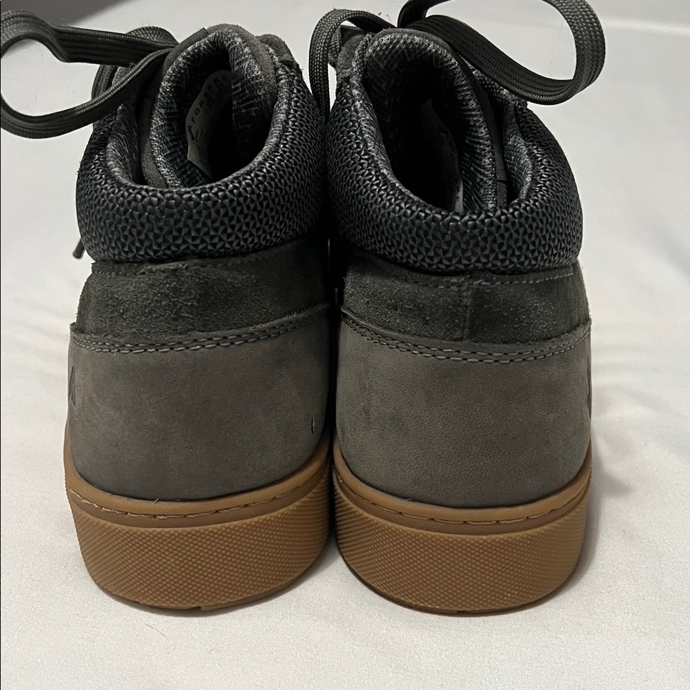 Forsake Lucie Mid Grey Suede Hiking Sneakers - Picture 7 of 10
